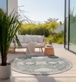 ELLE DECORATION Teppich »Merge, In- und Outdoor«, rund, Flachgewebe, In-& Outdoor, Modern, Wendeteppich, Balkon, Wohnzimmer