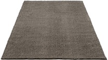 Carpet City Hochflor-Teppich »Plainy«, rechteckig, 30 mm Höhe, Polyester, Langflor Uni Rosé, Wohnzimmer