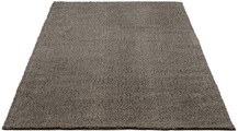 Carpet City Hochflor-Teppich »Plainy«, rechteckig, 30 mm Höhe, Polyester, Langflor Uni Rosé, Wohnzimmer