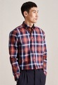 seidensticker Flanellhemd »Regular«, Regular Langarm Button-Down-Kragen Karo