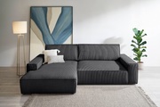 Home affaire Ecksofa »NEU: SHERWOOD XXL 284, Big-Sofa L-Form, tiefe Sitzfläche 95 cm, Cord« Recamiere rechts/links, als Schlafsofa stellbar, Cord u. Leinenoptik