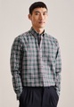 Flanellhemd Regular Fit Langarm Karo Herren Grün 47