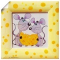 Artland Wandbild »Mäuse mit Käse«