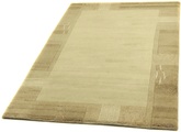 morgenland Wollteppich »Nepal Teppich handgeknüpft beige«, rechteckig, 18 mm Höhe
