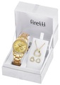 Firetti Quarzuhr (Set, 5 tlg., mit Anhänger, Kette und 1 Paar Ohrsteckern)