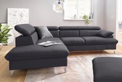 COTTA Ecksofa »Caluso«, inklusive Kopfteilverstellung, wahlweise mit Bettfunktion