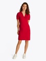 Tommy Hilfiger Polokleid »SLIM OPEN NK POLO DRESS SS«, mit gestickter Tommy Hilfiger Flagge