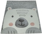 Paco Home Kinderteppich »Cosmo 346«, rechteckig, 12 mm Höhe, 3D-Design, niedliches Bär Motiv, Pastell-Farben, Kinderzimmer