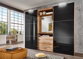 home24 Schwebetuerenschrank Magic Glas I