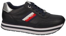 TOM TAILOR Plateausneaker, mit gestreiftem Plateau
