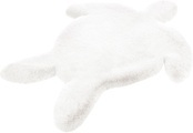 calo-deluxe Kinderteppich »Kids-1001«, Motivform, 36 mm Höhe, Kunstfell, Motiv Schildkröte