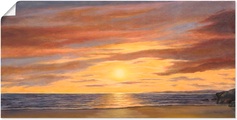 Artland Wandbild »Sonne am Strand«