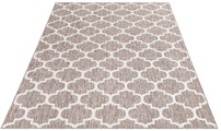 Carpet City Teppich »Outdoor«, rechteckig, 5 mm Höhe, Wetterfest & UV-beständig, für Balkon, Terrasse, Wintergarten, Flachgewebe, auch in quadratischer Form erhältlich