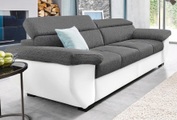 COTTA Polstergarnitur »Speedway«, (Set), Set: bestehend aus 2,5-Sitzer Sofa und Hocker, 2,5-Sitzer