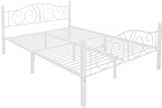 GOODproduct Metallbett »Amrum Landhausbett Bett Märchenbett Prinzessinbett« Träume wie im Märchen: Dein romantisches Metallbett in 2 Breiten