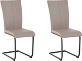 HOME AFFAIRE, Home affaire Freischwinger »Oliver«, (Set), 2 St., Kunstleder, Stuhl belastbar bis 120 Kg