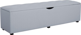 Places of Style Hockerbank »Knobbed«, Hockerbank mit Stauraum, Breite 120 cm und 160 cm