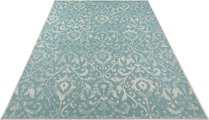NORTHRUGS Teppich »Hatta«, rechteckig, 4 mm Höhe, In-und Outdoor geeignet, Wohnzimmer, Balkon, Terrasse, Garten, Strapazierfähig und pflegeleicht, Flachgewebe