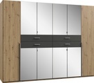 Wimex - Kleiderschrank Denver - Hellbraun und Silber