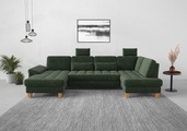 sit&more Wohnlandschaft, wahlweise mit Bettfunktion, Bettkasten, Sitztiefenverstellung