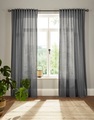 elbgestoeber Vorhang »Elbsegel 2«, (1 St.), basic, transparent, monochrom, bis 295 cm Länge