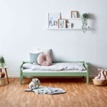 LÜTTENHÜTT, Lüttenhütt Kinderbett »ECO One, Einzelbett, skandinavisches Design«, wahlweise mit Matratze, Liegefläche 70x160 cm