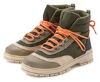 LASCANA Schnürboots, Stiefelette mit Farbakzenten VEGAN