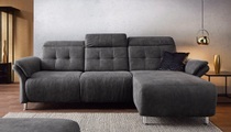 Places of Style Ecksofa »Manhattan«, 2 Sitze mit elektrischer Relaxfunktion, verstellbare Armlehnen