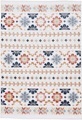 carpetfine Teppich »Deja 103«, rechteckig, 4 mm Höhe, robustes Flachgewebe, Motiv- Floral Palmenblätter, Hoch-Tief Effekt, In- und Outdoor geeignet, Wetterfest und UV-beständig für Balkon, Terrasse, Garten, Aussenbereich,Wohnzimmer, Schlafzimme