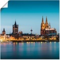 Artland Wandbild »Köln Rheinpromenade«