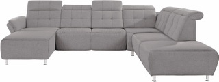 Places of Style Wohnlandschaft »Manhattan«, 2 Sitze mit elektrischer Relaxfunktion, verstellbare Armlehnen
