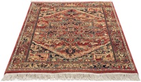 THEKO Wollteppich »Saharna 2886«, rechteckig, 10 mm Höhe, reine Wolle, Orient-Optik, mit Fransen, Wohnzimmer