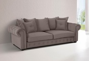 Home affaire 3-Sitzer »San Pedro«, Masse B/T/H: 234/100/94 cm - Sofa hat 4 (nicht 5) Rückenkissen und 2 Zierkissen