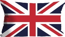 queence Dekokissen »Florian«, (1 St.), mit britischer Flagge
