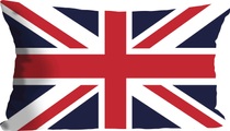 QUEENCE, queence Dekokissen »Florian«, (1 St.), mit britischer Flagge