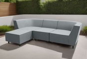 DOMO collection, DOMO collection Sofaelement »Sonna, individuell zusammenstellbar«, Einzelelemente für Terrasse, Garten und Balkon, speziell für Outdoor