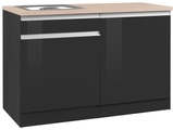 HELD MÖBEL Spülenschrank »Ohio«, Breite 120 cm, mit Tür/Sockel für Geschirrspüler