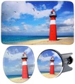 Sanilo Badaccessoires-Sets »Leuchtturm«, (Komplett-Set, 3 tlg.), bestehend aus WC-Sitz, Badteppich und Waschbeckenstöpsel