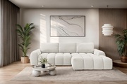 INOSIGN, INOSIGN Ecksofa »AZITA klein optionale Schlafsofa mit Bettkasten, B/T/H: 270/166,5/84cm«, L-Form mit Wellenunterfederung, Bubble-Optik