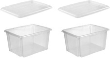 keeeper Aufbewahrungsbox »emil«, (Set, 2 St., 2), aufeinander stapelbar