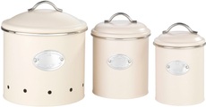 Wenko, WENKO Vorratsdose »im Retro-Design«, (Set, 3 tlg.), Nero