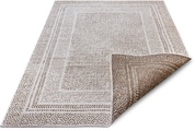 HOME AFFAIRE, Home affaire Teppich »Bernard«, rechteckig, 5 mm Höhe, In-und Outdoor Teppich, Garten, Robust, Pflegeleicht, Flachgewebe, Wendeteppich, idealer Teppich für Wohnzimmer, Balkon, Terrasse