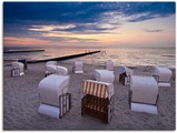 Artland Wandbild »Strandkörbe an der Ostsee«