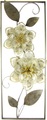 I.GE.A. Bild »Metallbild Blumen Blätter Blume Wanddeko Wandskulptur Bild 3D Blüten«, (1 St.), Skulptur Wanddeko Deko Terrassendeko Wandrelief Abstrakt