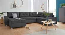 COLLECTION AB Wohnlandschaft, inklusive Federkern, wahlweise mit Bettfunktion und Bettkasten