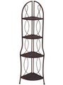 Eckregal in braun von heine home
