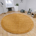 HANSE Home Hochflor-Teppich »Dion«, rund, Hochflor, Shaggy, pflegeleicht, flauschig, weich