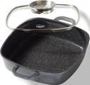 Stoneline Eckpfanne 6,7 cm Randhöhe Stoneline anthrazit