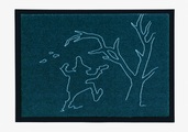 Fussmatte, Grimmliis, »Märchen 4«, Höhe 2 mm, rutschhemmend beschichtet