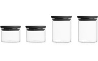 BRABANTIA, Brabantia Vorratsdose »stapelbar 4 Stück«, (1 tlg.)